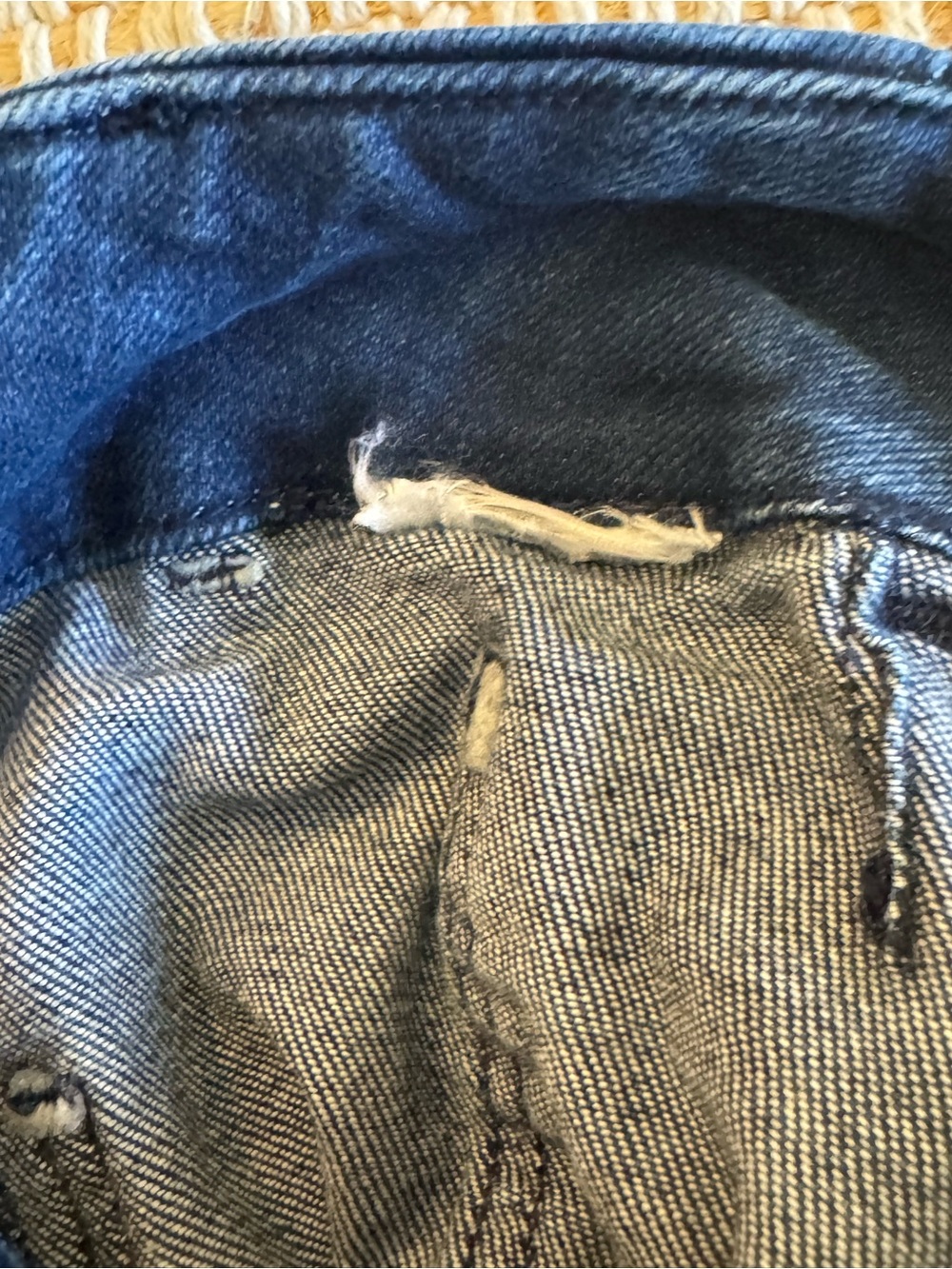 Anthropologie The Colette Denim Cropped Wide-Leg Jeans by Maeve size 27 Dark - Picture 9 of 9